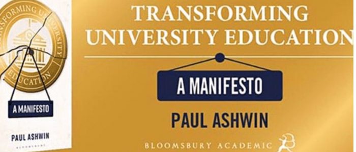 cover of transforming university education a manifesto by Paul Ashwin