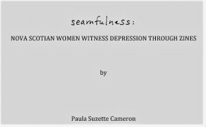 cover of Paula Cameron's thesis, seamfulness
